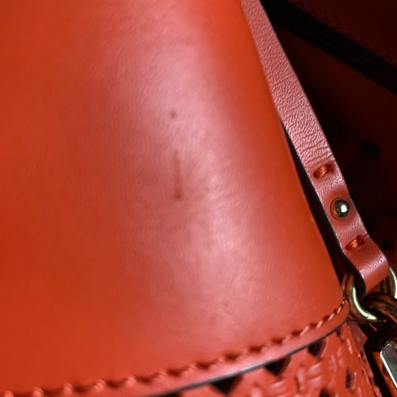 Vince Camuto Perforated Bucket Bag - Picture 7 of 11